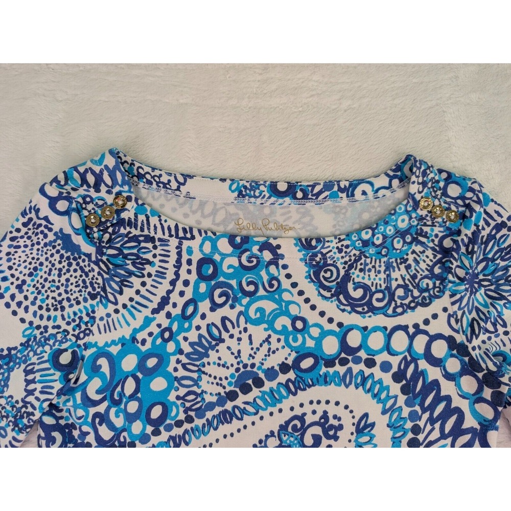 Lilly Pulitzer Sophie Dress Womens XS Midnight Blues‎ - Picture 2 of 8